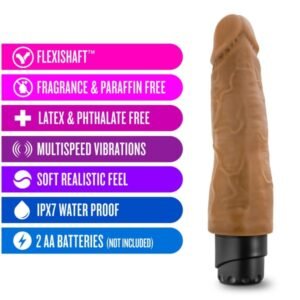DR SKIN COCK VIBE #14 8 MOCHA "
