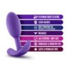 LUXE WEARABLE VIBRA SLIM PLUG SMALL PURPLE