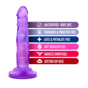 NATURALLY YOURS 5 MINI COCK PURPLE "