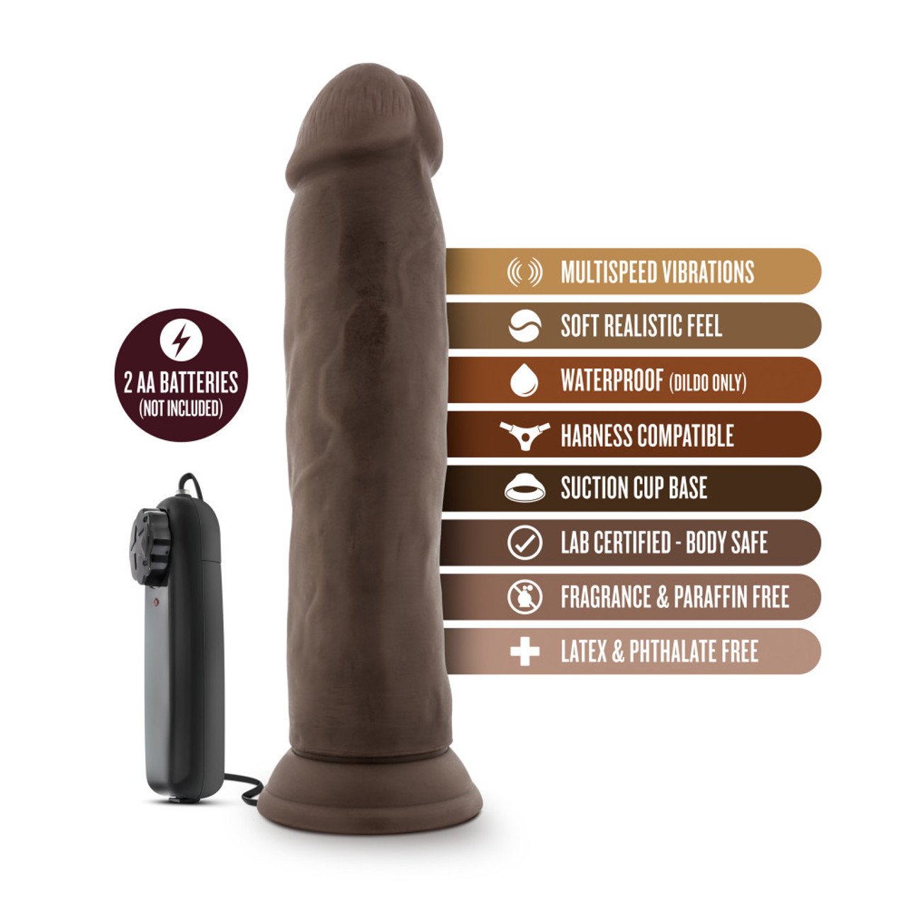 BN13816drskindrthrob9pt5invibratingcockchocolatenew