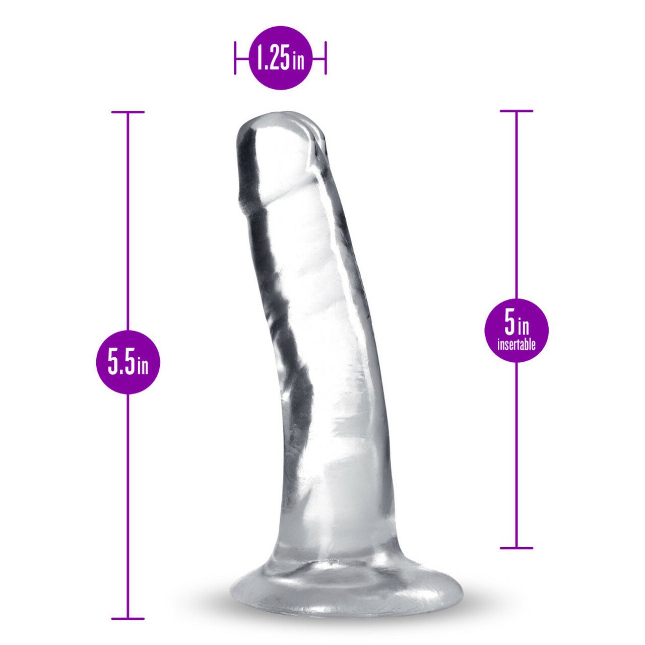 BN14519byoursplushardnhappycleardildo6