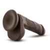 DR SKIN PLUS 6IN POSEABLE DILDO CHOCOLATE