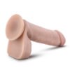 DR. SKIN DR. WILLIAM 8IN DILDO W/ BALLS BEIGE
