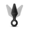 ANAL ADVENTURES PLATINUM SILICONE LOOP PLUG KIT BLACK