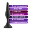 ANAL ADVENTURES BEGINNER PLUG KIT BLACK