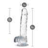 NATURALLY YOURS 6IN DIAMOND CRYSTALLINE DILDO