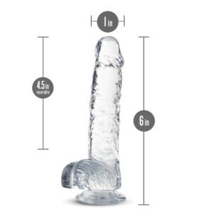 NATURALLY YOURS 6IN DIAMOND CRYSTALLINE DILDO
