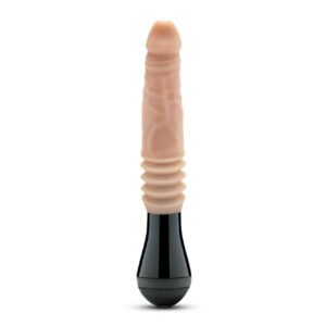 DR. SKIN DR. KNIGHT THRUSTING GYRATING VIBRATING DILDO BEIGE