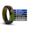 PERFORMANCE SILICONE CAMO COCK RING GREEN CAMOFLAUGE