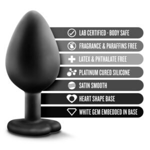 TEMPTASIA BLING PLUG MEDIUM BLACK