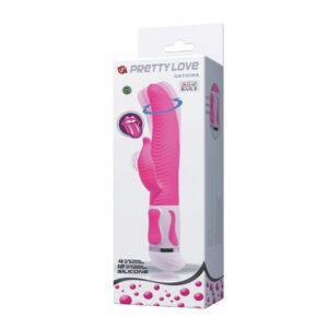 PRETTY LOVE ANTOINE RABBIT VIBRATOR SILICONE PINK