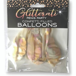 GLITTERATI PENIS CONFETTI BALLOONS