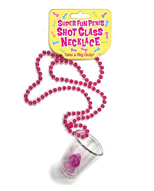 CAP1097superfunpenisshotglassnecklace