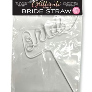 GLITTERATI BRIDE STRAW WHITE