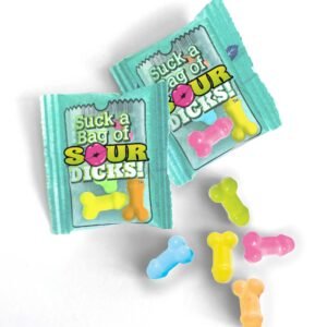 SUCK A BAG OF SOUR DICKS DISPLAY OF 100