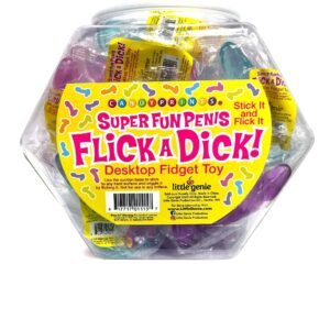 FLICK A DICK FIDGET TOY 24PC FISHBOWL