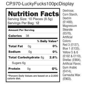 LUCKY F*CKS 3 OZ BAG