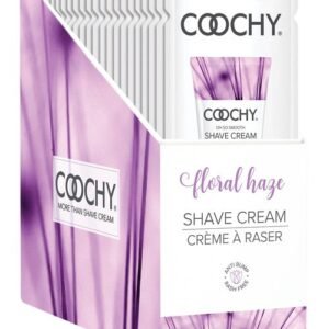 COOCHY SHAVE CREAM FLORAL HAZE FOIL 15 ML 24PC DISPLAY