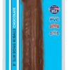 THINZ SLIM DONG 8IN W/ BALLS CHOCOLATE