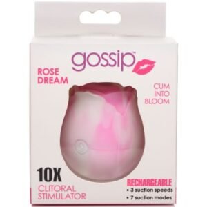 GOSSIP ROSE 10X SILICONE CLIT SUCTION STIMULATOR SWIRL