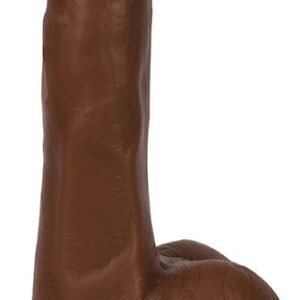 THINZ SLIM DONG 6IN W/ BALLS CHOCOLATE