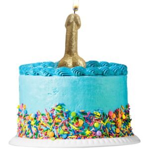 GLITTERATI GOLDEN GLITTER PENIS CANDLE