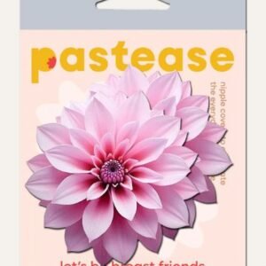 PASTEASE TROPICAL PINK DAHLIA BOTANICAL FLOWER BREAST BREAST PASTIES