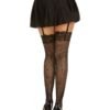 THIGH HIGH FISHNET LACE BLACK O/S SEVILLE