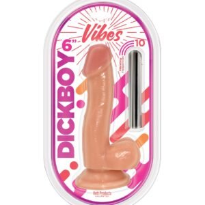DICKBOY VIBES VANILLA LOVERS 6 IN RECHARGEABLE BULLET