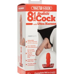 ULTRA HARNESS 2 & PLUG W/8IN COCK BX