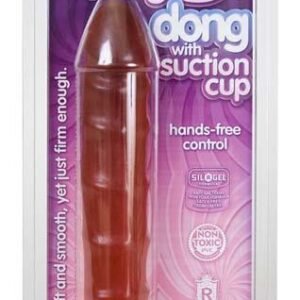 JELLY DONG W/SUCTION CUP RUBY