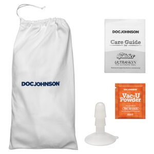 SIGNATURE COCKS CHAD WHITE 8.5 IN ULTRASKYN COCK W/ SUCTION CUP
