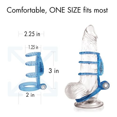 DLSLV2-3vibratingsleeveblueondildo