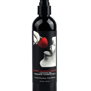 EDIBLE MASSAGE LOTION STRAWBERRY 8OZ