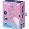 SATISFYER LOVE TRIANGLE WHI W/ APP (NET)