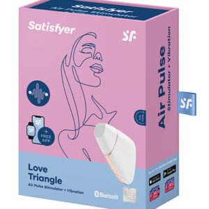 SATISFYER LOVE TRIANGLE WHI W/ APP (NET)