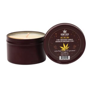 HEMP SEED 3-IN-1 MASSAGE CANDLE OH OH OH 6OZ