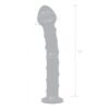 GLAS MR SWIRLY SPIRAL GLASS DILDO