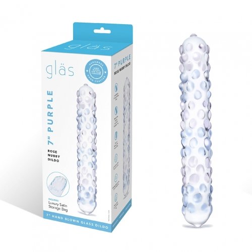 ELGLAS94purplerosenubbydildowpkg
