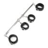 LUX FETISH 4 CUFF EXPANDABLE SPREADER BAR SET W/ DETACHABLE WRIST & ANKLE CUFFS