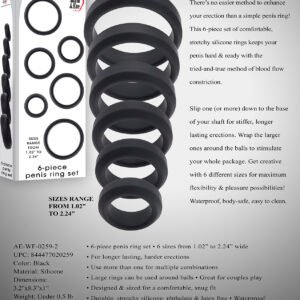 (D)ADAM & EVE 6PC C-RING SET