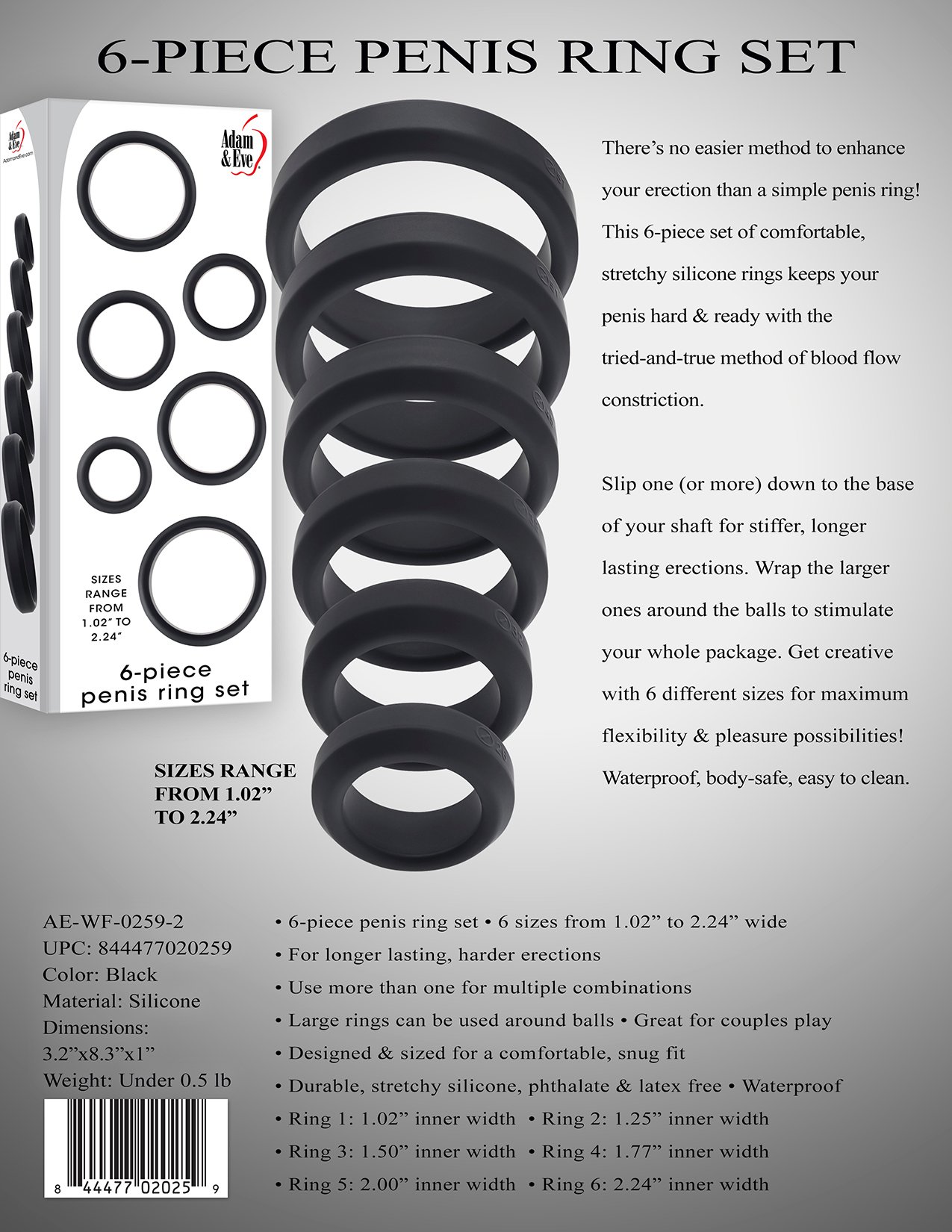 ENAEWF025926piecepenisringsetpkg4