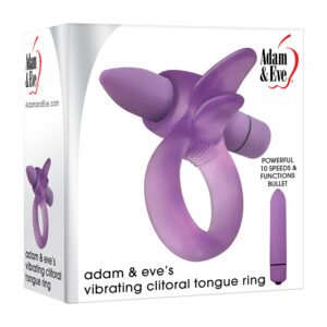 (D)ADAM & EVE'S VIBRATING CLITORAL TONGUE RING