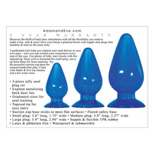 (WD) ADAM & EVE BIG BLUE JELLY BACKDOOR PLAYSET