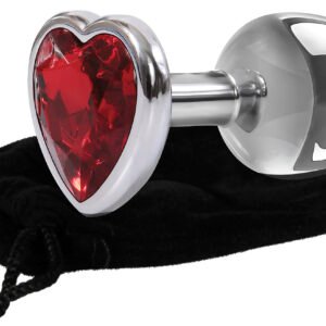 (WD) ADAM & EVE LARGE HEART RE ANAL PLUG