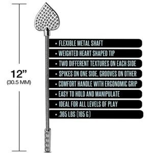 NIXIE STAINLESS STEEL RIDING CROP HEART