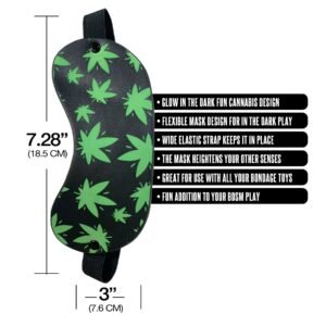 STONER VIBES BLINDFOLD GLOW IN THE DARK CHRONIC COLLECTION