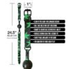 STONER VIBES BREATHABLE BALL GAG GLOW IN THE DARK CHRONIC COLLECTION