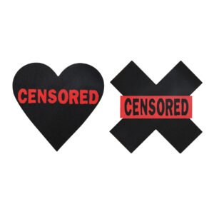 PASTIES CENSORED HEARTS & X