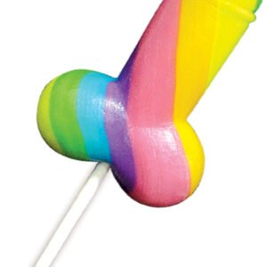 RAINBOW COCK POP 12PC DISPLAY